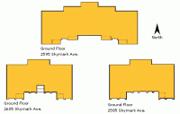 2585 - 2605 Skymark Floorplan
